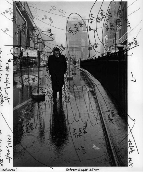 James Dean by Dennis Stock - Printing notations by Pablo Inirio