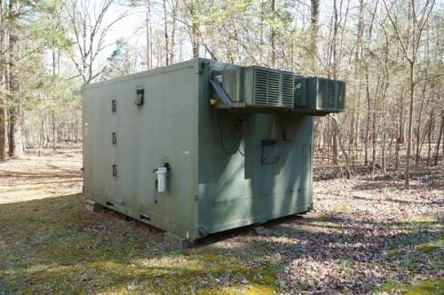 Camera oscura in container us army